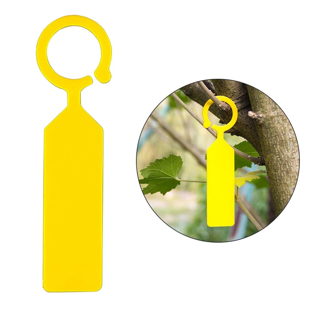 

50PC Plastic Hanging Plant Label Waterproof Reusable Plant Marker Garden Nursery Gardening Pot Tree Greenhouse Bonsai Decor Tool