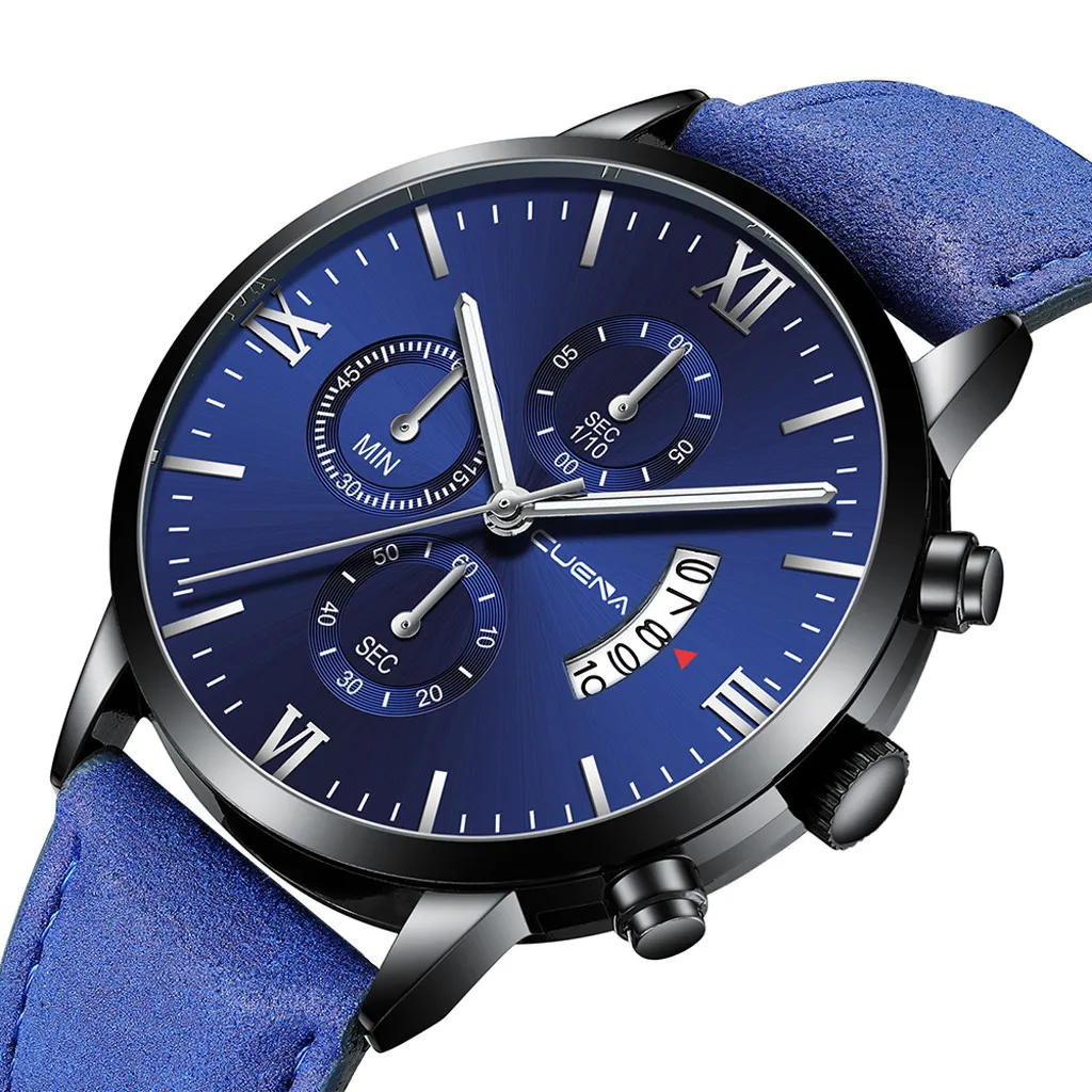 Модные Мужские Аналоговые Кварцевые спортивные часы Geneva с чехлом из сплава и