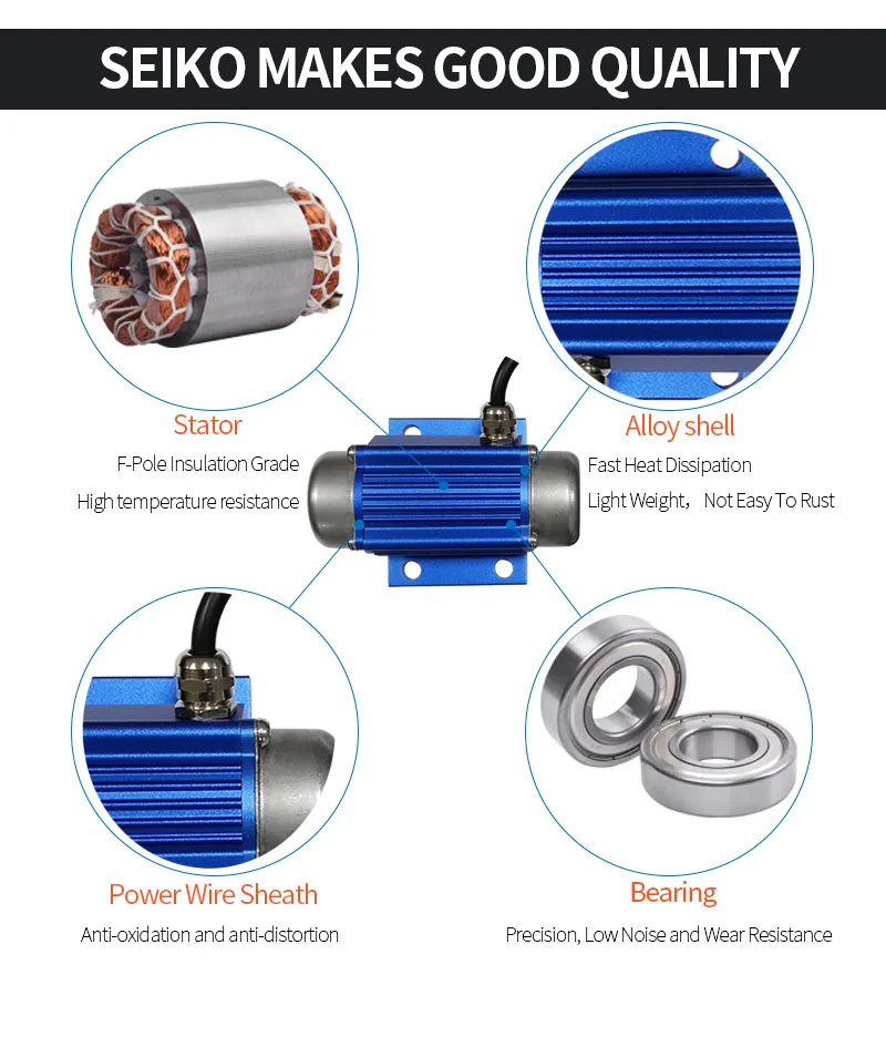 Бесщеточный Мини-вибратор с цифровым дисплеем 12 / 24 В 7000 об./мин. - купить по
