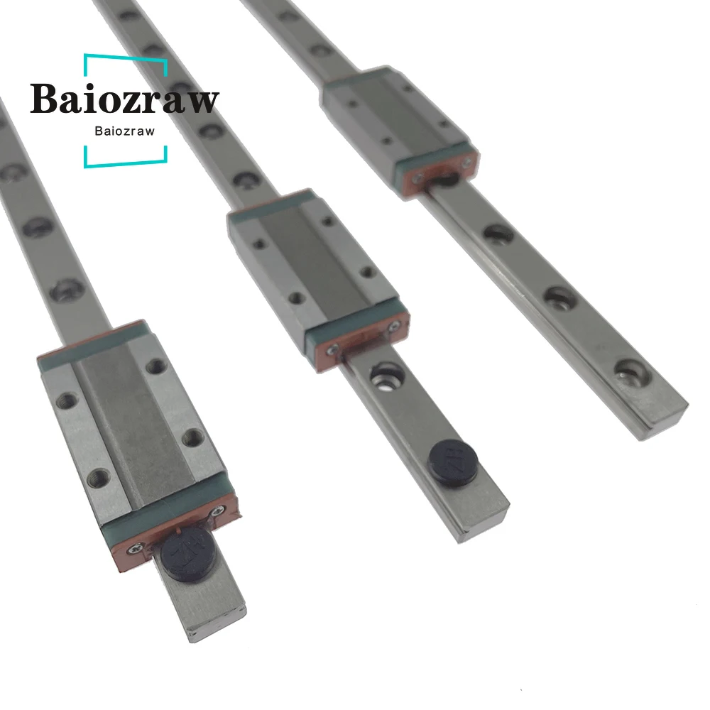 baiozraw v2 4 3d printer 8pcslot linear rail mgn9h diy rail kit 250300350mm build high quality linear for voron 2 4 parts free global shipping