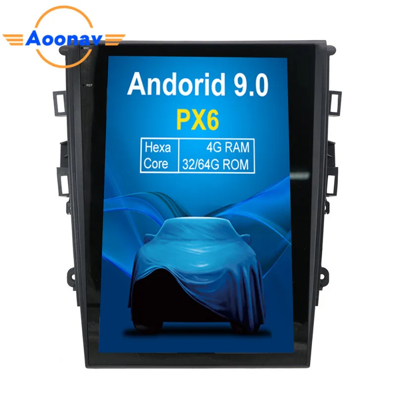 AOONAV автомобильный gps навигация dvd плеер с вертикальным экраном для Ford Mondeo 2013 + Авто