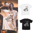 Футболка для мужчин и женщин, известная певица, Тревис Скотт, Винтажная футболка в стиле хип-хоп с принтом для одежды, уличные Топы