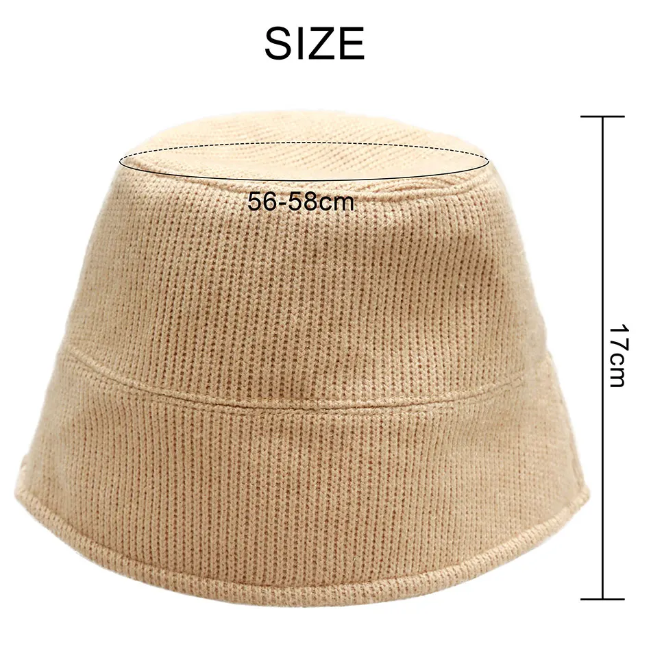 

Women Bucket Hats Girls Fisherman Hat Korean Solid Color Basin Hats Corduroy Fisherman Caps Students Autumn Winter