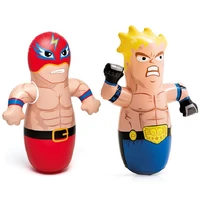 3d puzzle games cute dolls tumbler high elasticity children inflatable toys punching bag funny relieve stress toy for boxing fig