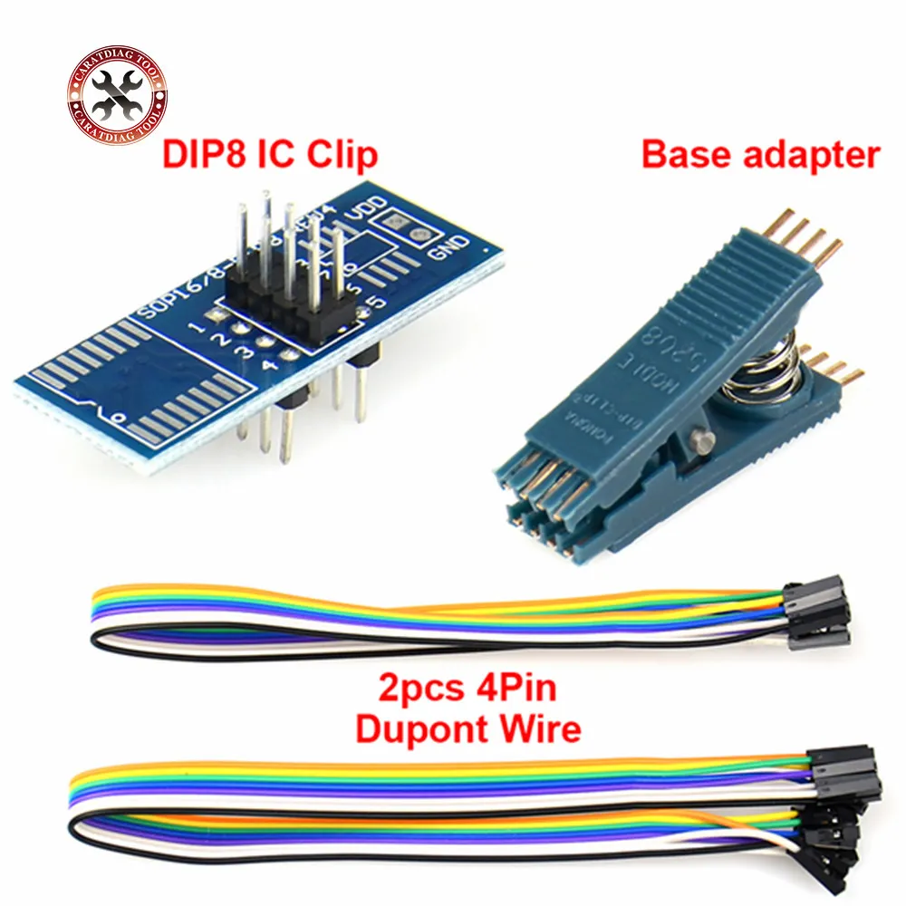 Зажим клипса для программатора TL866 RT809F RT809H 2010 13 EZP2019 USB EEPROM| |