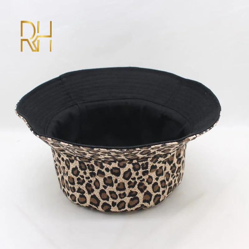 Шляпа ведро с леопардовым принтом рыбацкая шляпа уличная туристическая от