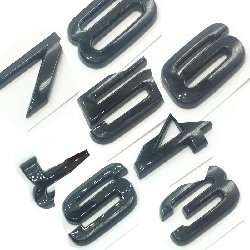 Черно Серебристая Наклейка для багажника из АБС пластика Audi S3 S4 S5 S6 S7 S8 RS3 RS4 RS5 RS6 RS7