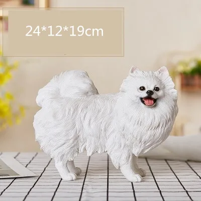 

Статуя померанского шпица из канифоли