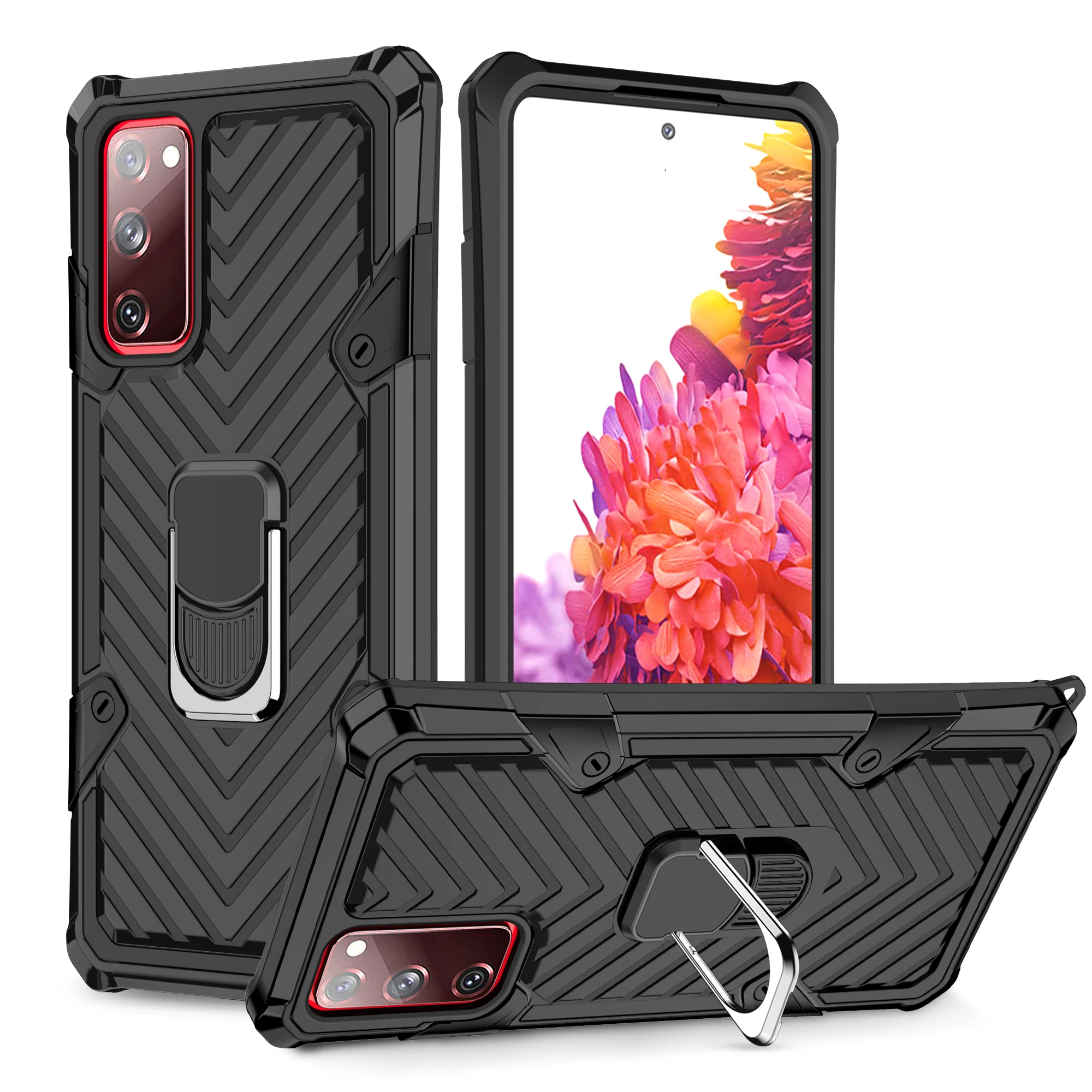 

Lightning armor Samsung S20 plus / S20 plus 5g mobile phone case, anti fall vehicle bracket for A31 A41 A51 a71 s20lite