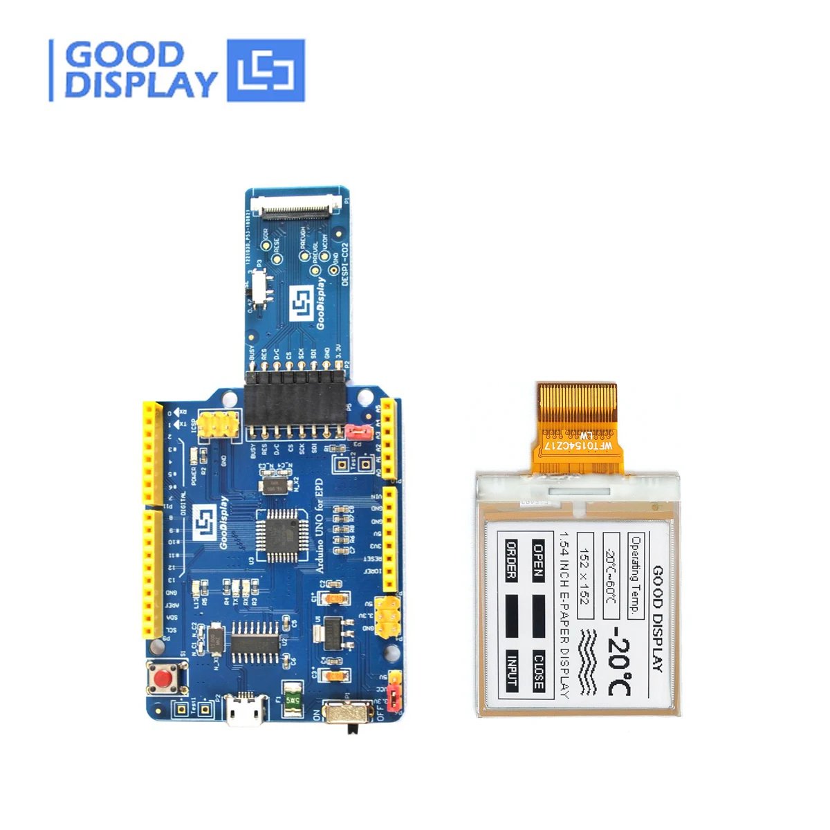 

1.54 Inch Small E-Ink Panel With Arduino Platform Driving Board