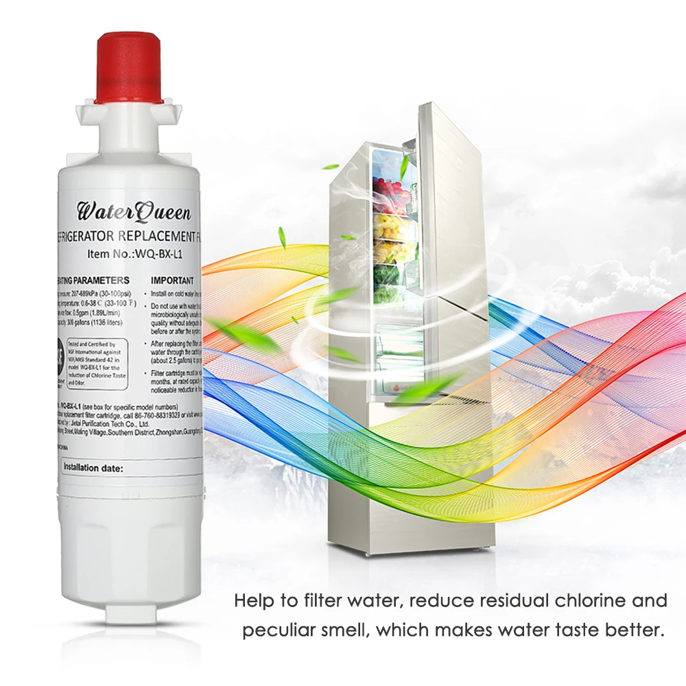 Фильтр для воды в холодильнике сменный элемент с активированным углем