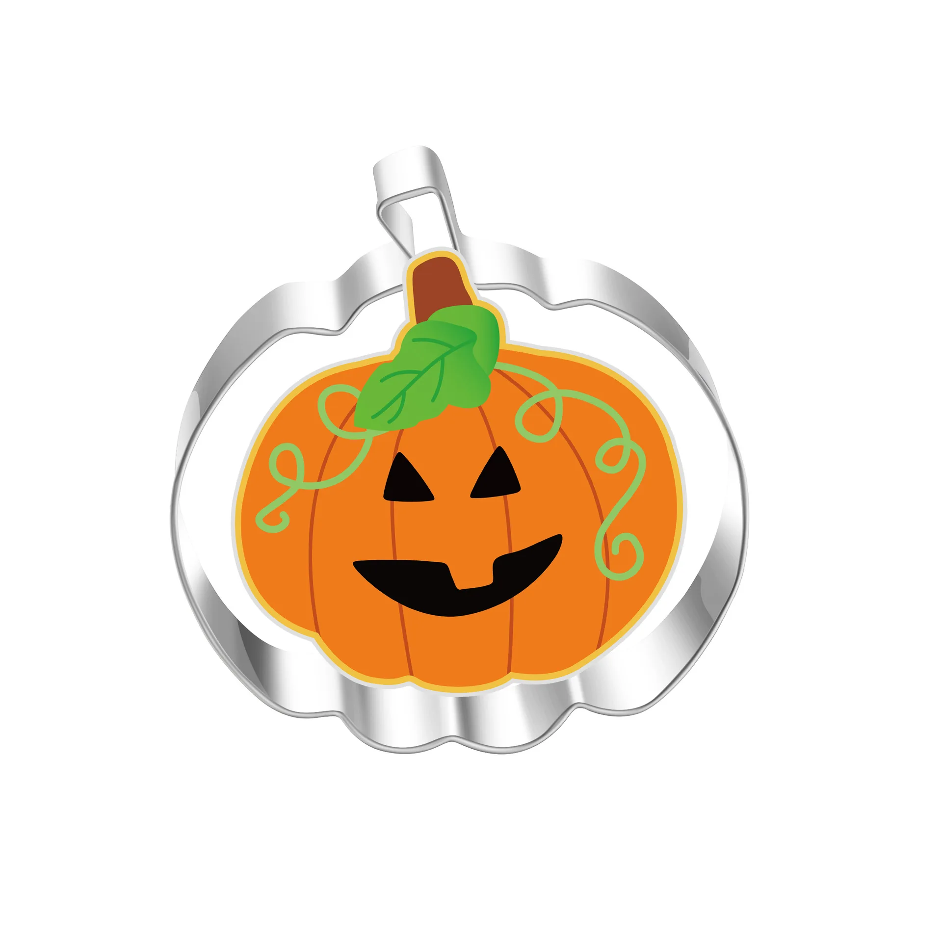 

Halloween Pumpkin Shape Metal Cookie Cutter Biscuit Mould Stainless Steel Fondant Cake Baking Mold DIY Decor Frame Kitchen Tool