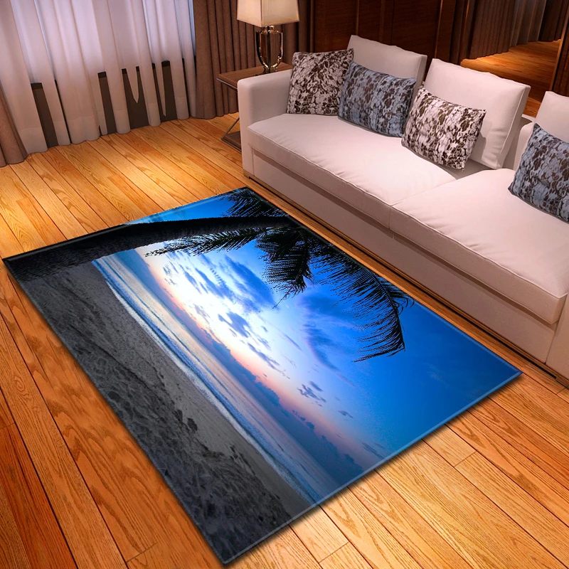 

Nordic 3D Colorful Carpet Dining Table Area Rugs Kids Play Mat Home Decor Bedside Rugs Soft Flannel Carpet Living Room