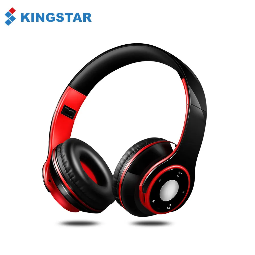 Беспроводные Складные Bluetooth наушники KINGSTAR с поддержкой TF карты/FM радио/Bluetooth
