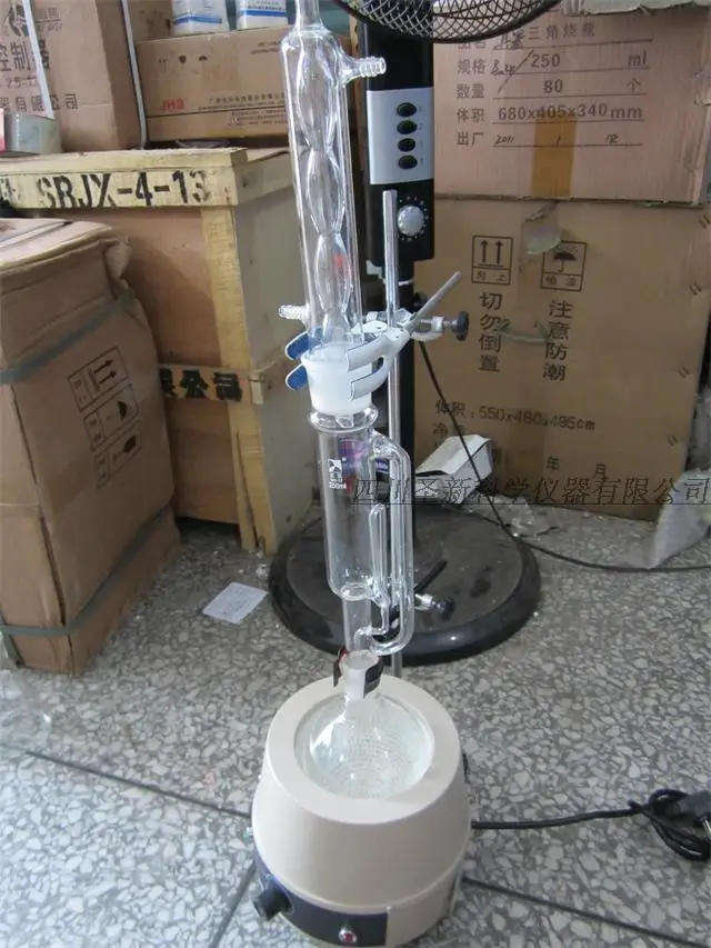 Полный набор Soxhlet Extractor 250/500 мл сферический экстрактор QS аппарат|Образовательное