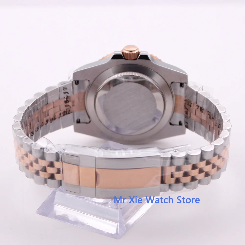 BLIGER 40mm Sterile Solid 316L Stainless Steel Case With Band Watch Fit For ETA 2836 Movement | Наручные часы