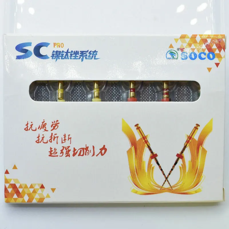 Стоматологический инструмент SOCO SC Pro Ротационные напильники для тепловой