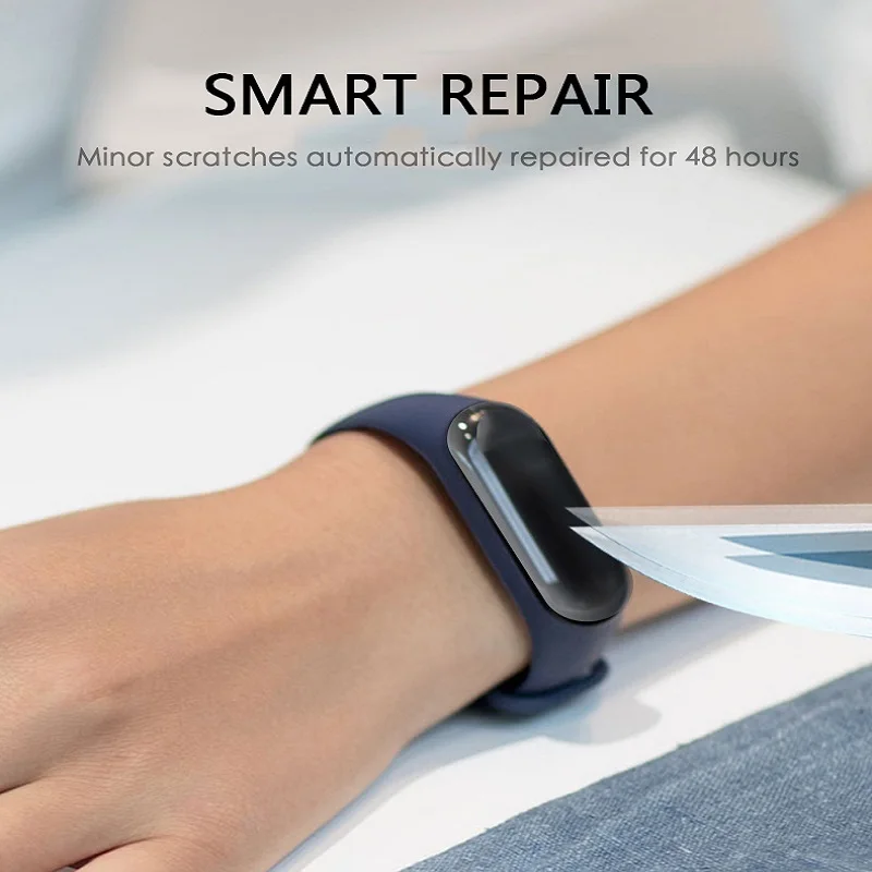 1/2/3/4/5 шт. Защитная пленка для экрана смарт браслет Xiaomi 4 Защитные пленки Mi Band