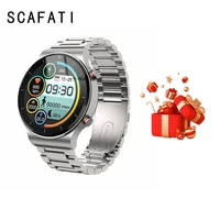 scafati i19 smart watch bluetooth call headset connect watch listening song sports bracelet mens and womens watch