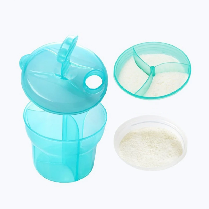 3 Слои Портативный сухое молоко распределитель герметичные для детских