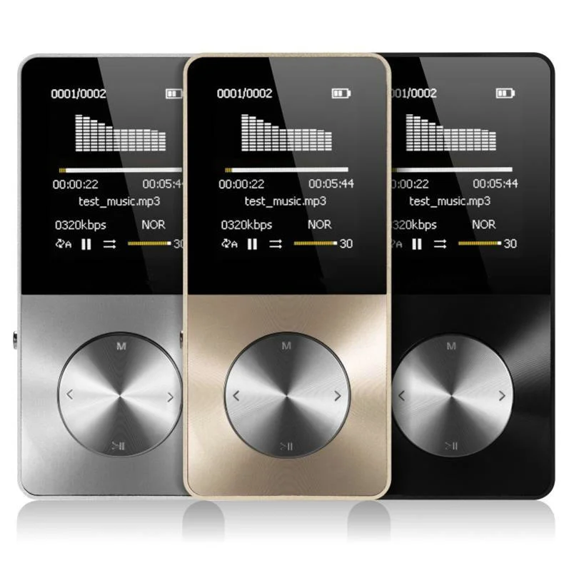 

2021 Aluminum Alloy 16gb Mp3 Player with Built-in Speaker Hifi Player Walkman Mp 4 Players Video Lossless Music Mp4 Player