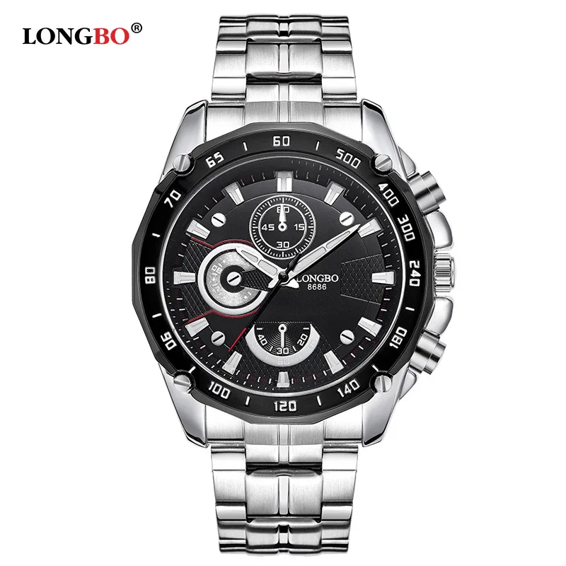 

LONGBO Longbo business fashion men's watch luminous waterproof quartz watch