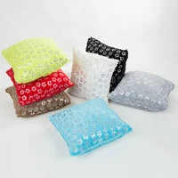 pure color soft sofa plush xingx hot silver without core pillow and cushion cover car cushion multicolor