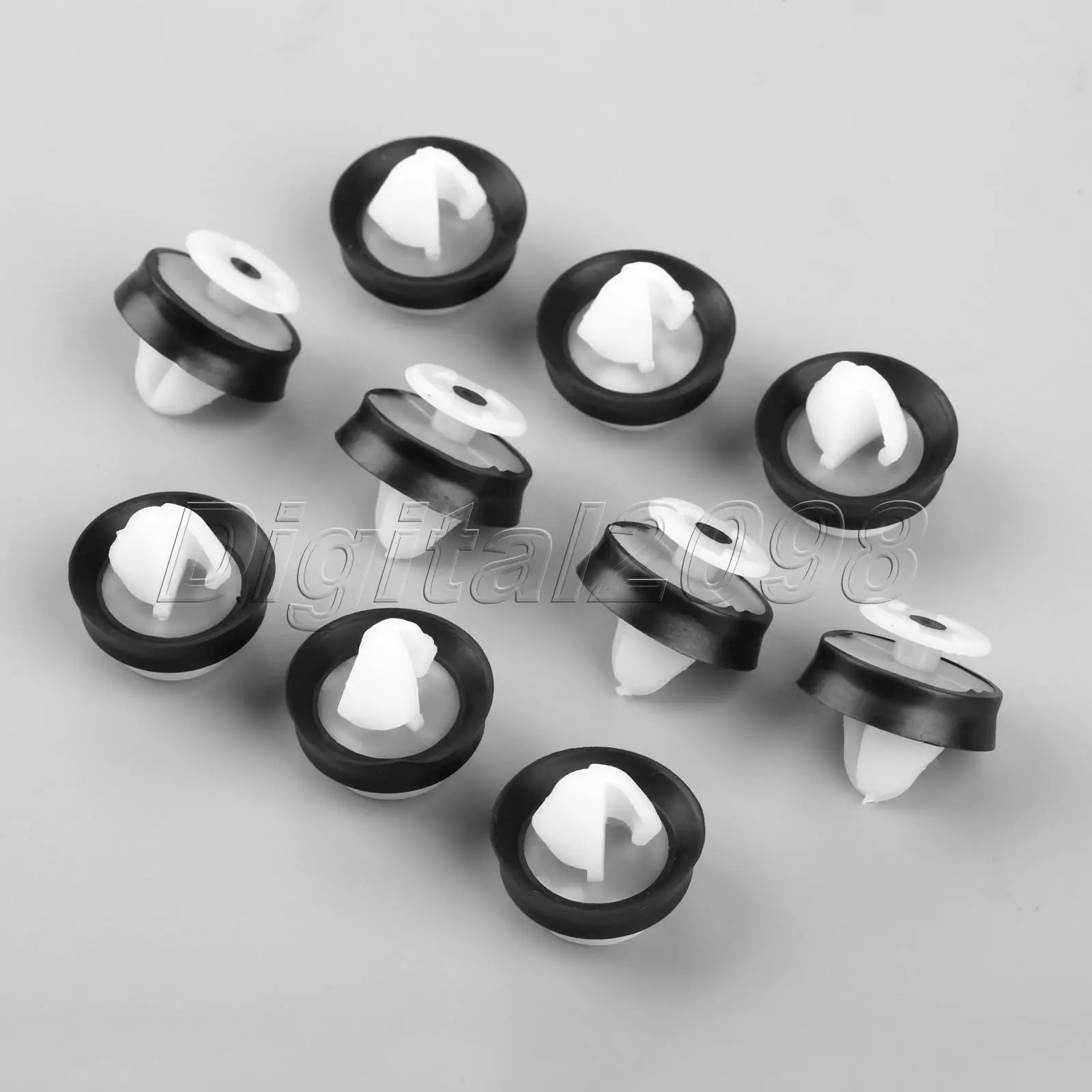 10 шт. пластиковые заклепки для Citroen C2 C8 C3 C4 Picasso Peugeot 307 206 508|auto fastener|plastic rivetauto fastener clip