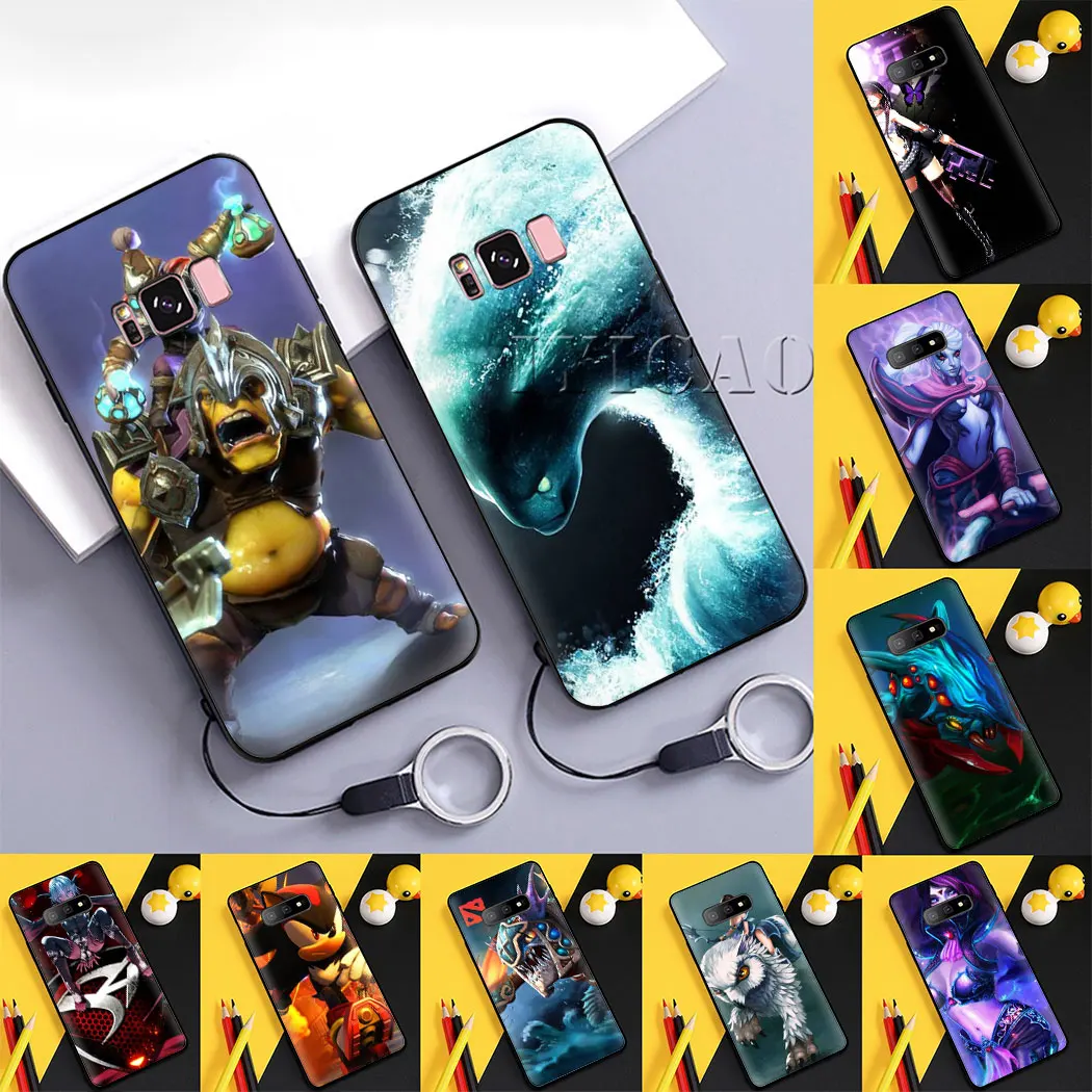 Shadow Fiend Dota 2 Мягкий силиконовый чехол для телефона samsung A3 A5 A6 A7 A8 A9 плюс J6 A2 Core J4 Plus J7