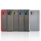 Чехол для Xiaomi 11 Lite 5G NE, матовый армированный чехол с простой рамкой для Xiaomi 11 Lite 5G, Mi 11 Lite 4G 5G, Mi 11
