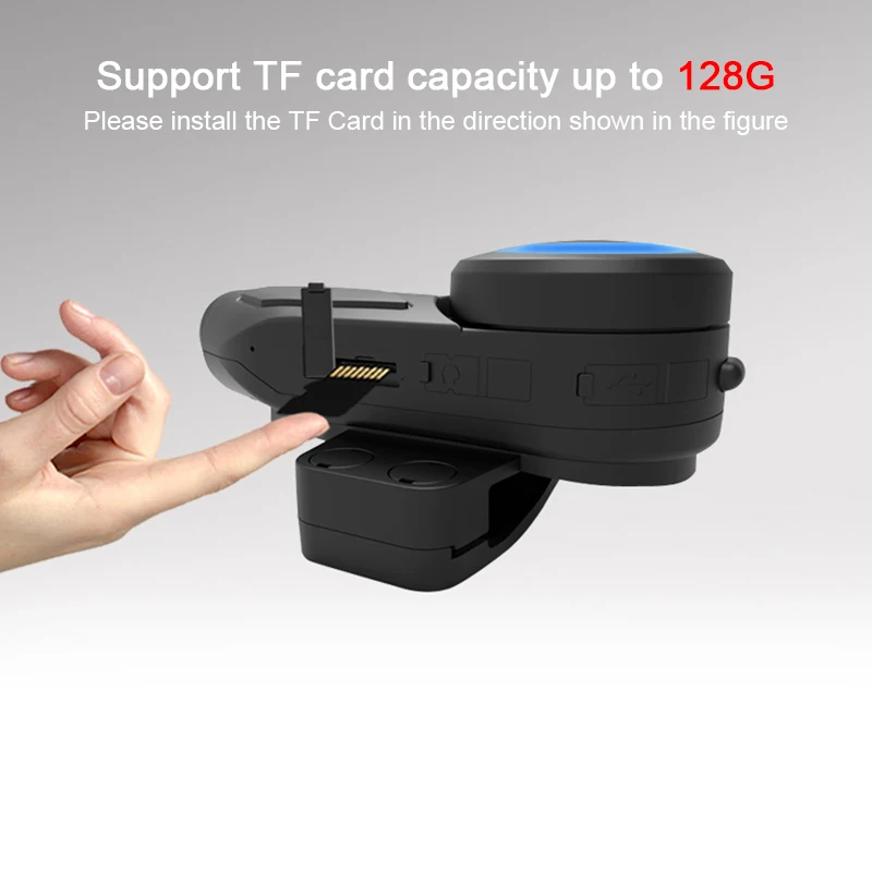 SOMAN Bluetooth мотоциклетная гарнитура HD камера Vedio рекордер Six Rider Интерком шлем Cascos