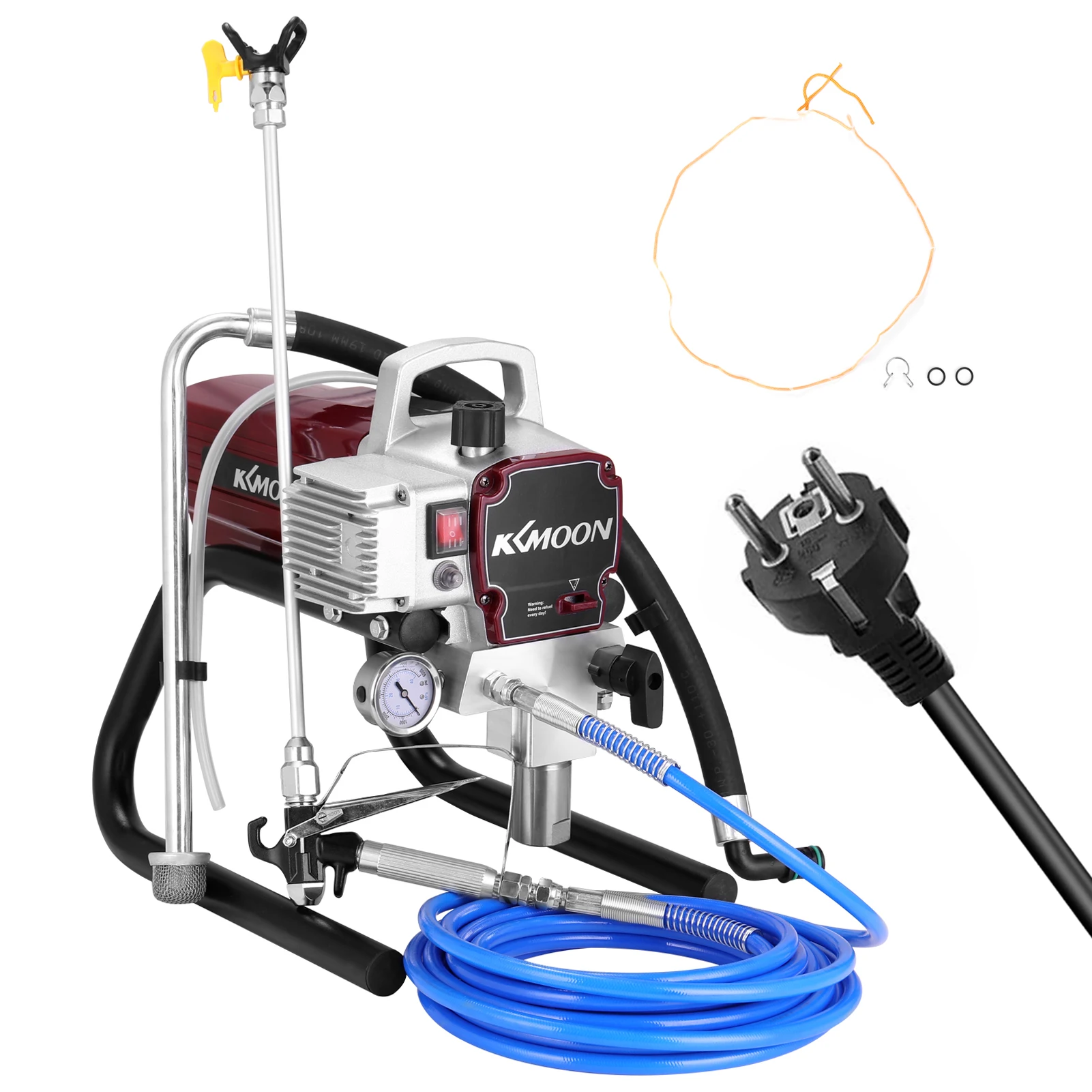 KKMOON 1800W 110V/220V высокий профессиональный устройство для безвоздушного распыления