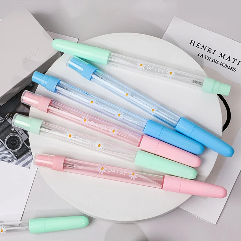 

A Daisy Gel Pen Writing Stationery Kawaii Pens School Supplies Kawaii Pen Black Ink Writing Gel Pens Cute School Supplies