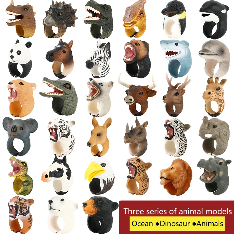 3 шт. набор пальцевых кукол с животными 35 разных стилей | Игрушки и хобби