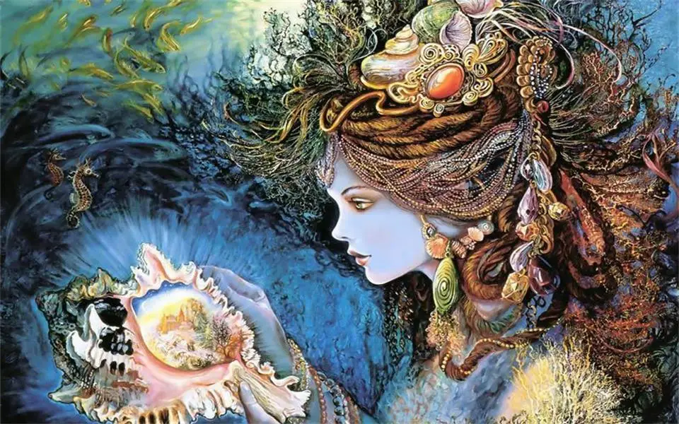 Пользовательские 3d фотообои детская комната спальня Фреска морская дочь