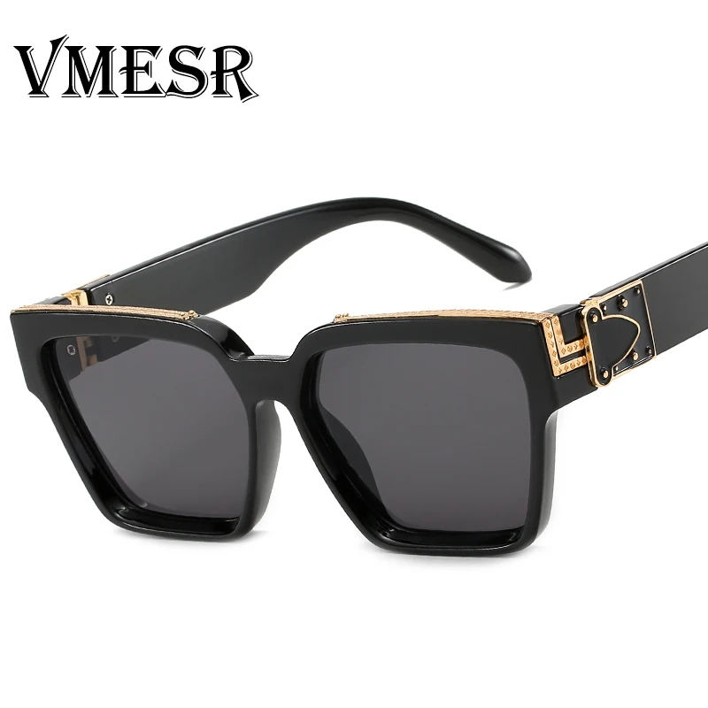 Новинка Модные прямоугольные солнцезащитные очки для женщин Ретро стиль