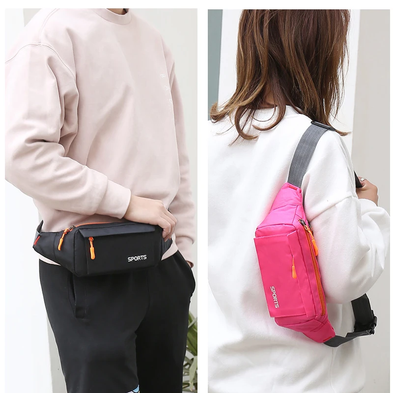 Забавная спортивная сумка с надписью для женщин водонепроницаемый поясной