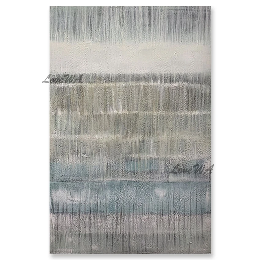 

Hot Selling Entrance Decor Abstract Gray Design Oil Painting 100% Hand Painted Wall Canvas Abstract Art Unframed Picture Artwork