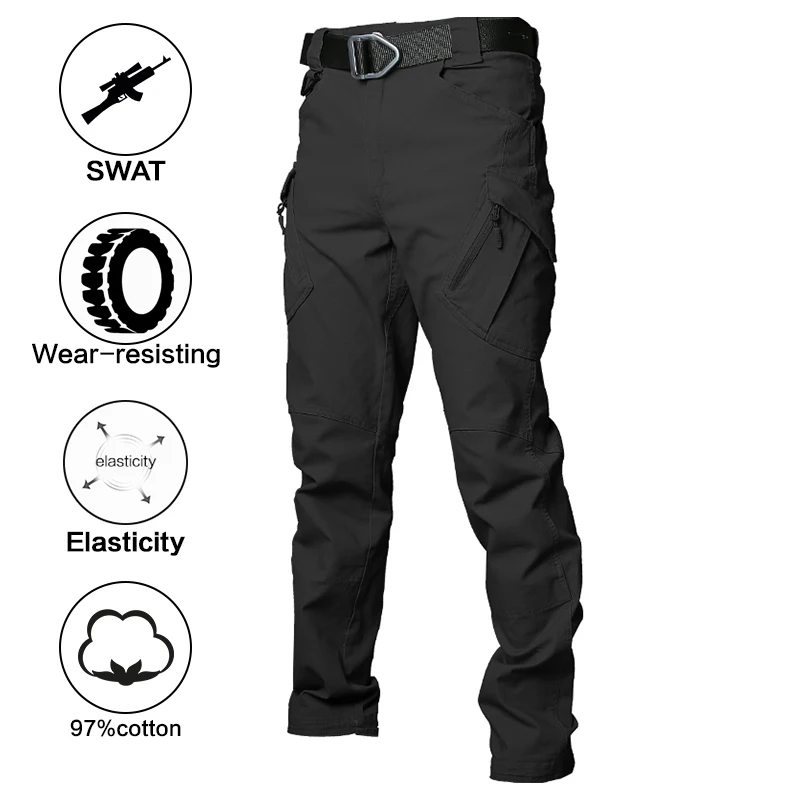 Брюки карго мужские тактические эластичные для пейнтбола