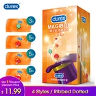 Презервативы Durex Magic для мужчин, резиновые презервативы из натурального каучука с шипами, безопасные секс-игрушки для пар, товары для взрослых