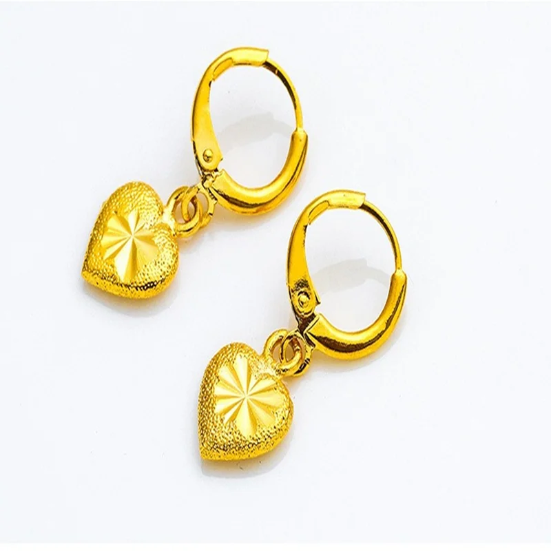 

2023 Cute Women Earrings Jeweler Gothic Accessories Korean Fashion Heart-Shaped Jewelry Engagement Wedding Pendientes Mujer
