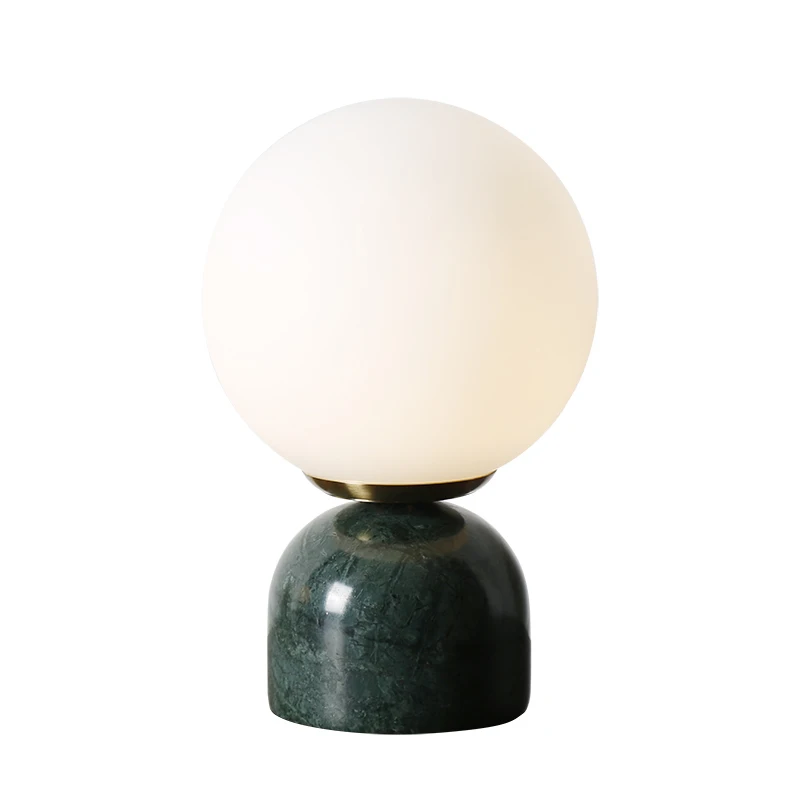

Northern Europe Ins Concise Marble Desk Lamp Study Bedroom Bedside Lamp Arts Originality Personality Designer Small Desk Lamp