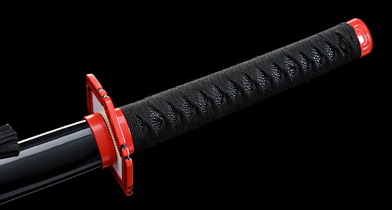 Anime Demon Slayer: Kimetsu No Yaiba Tomioka Giyuu Real Steel Sword Weapons Cosplay Props-Free Shipping
