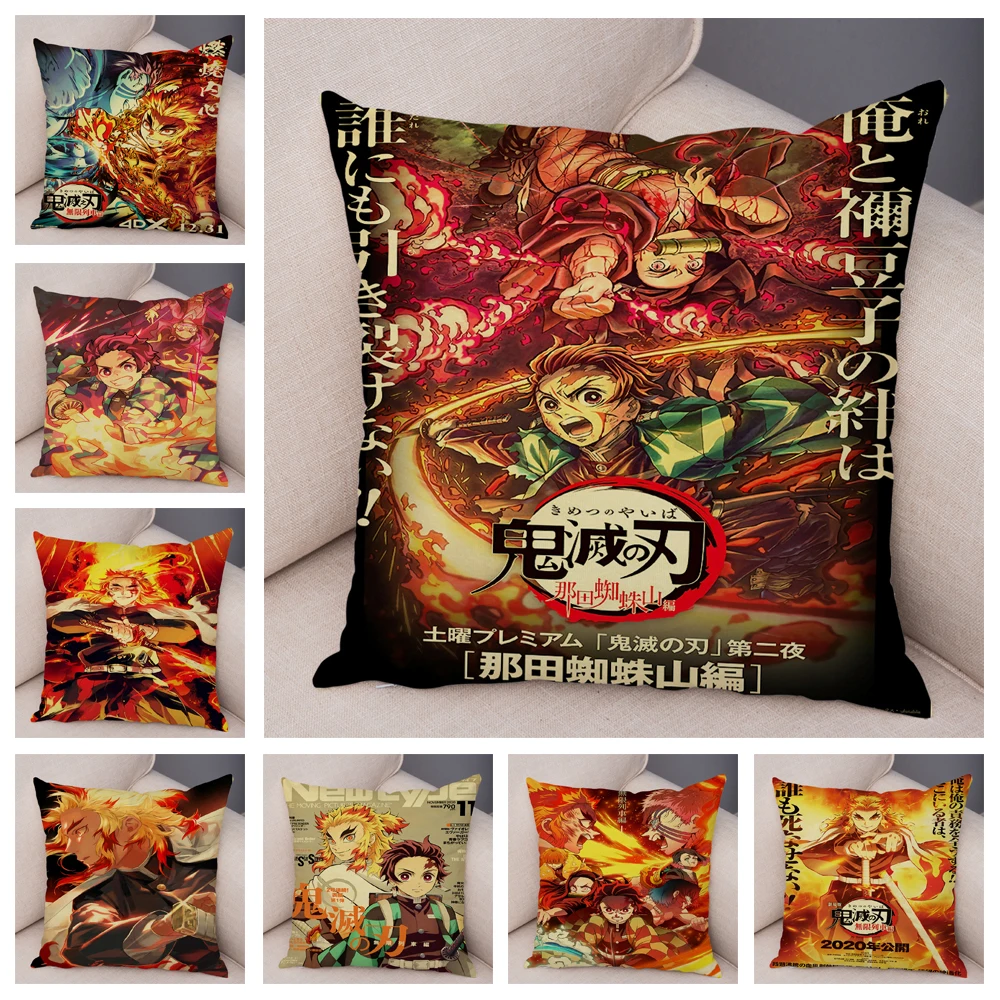 

Декоративная Подушка-чехол с изображением рассекающего демонов, 45 х45 см