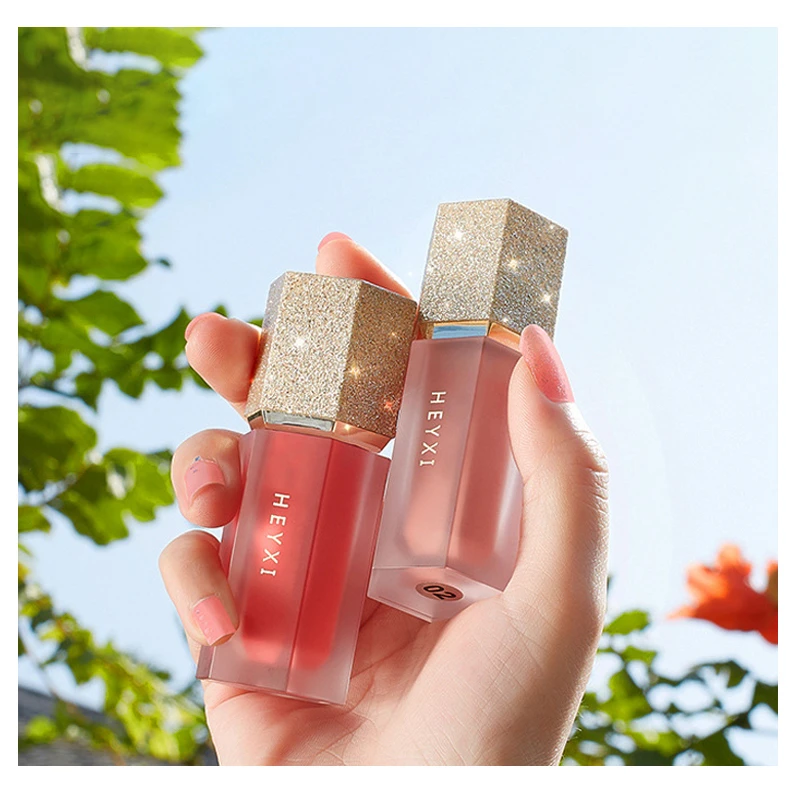 4 вида цветов Румяна для лица Жидкий Макияж водостойкий оранжевый персиковый Blsher