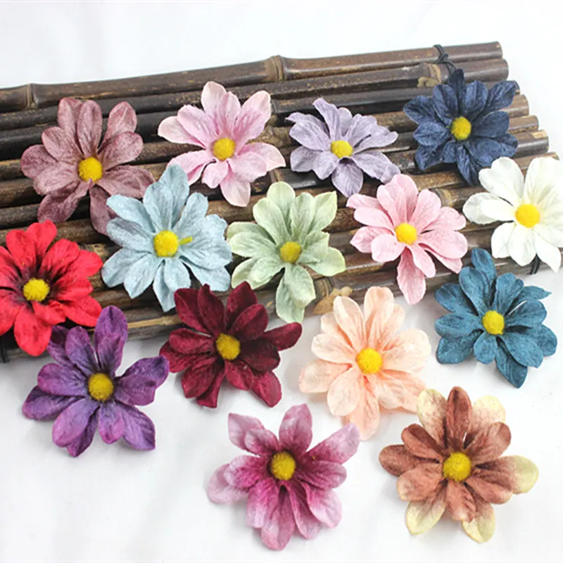 Искусственная нить маленький цветок маргаритки для семейного свадебного