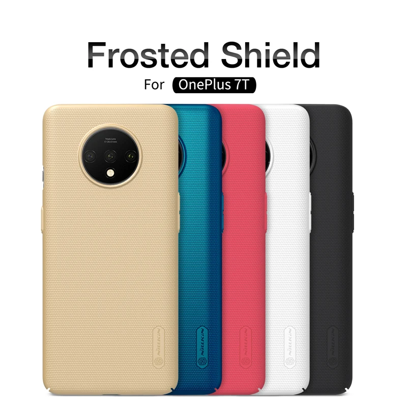 Чехол Oneplus 7T Pro чехол Nillkin Frosted Shield Shell 8 8T 7t 7 Жесткий матовый s Nord N10 N100 | Мобильные