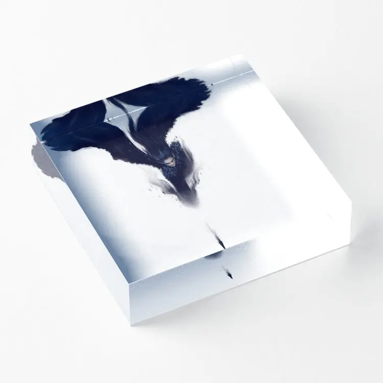 

Whisper Acrylic Block Stamping Print Clear Family Process Room Pad Board Cute Home Decoration Decor Bedroom Wedding