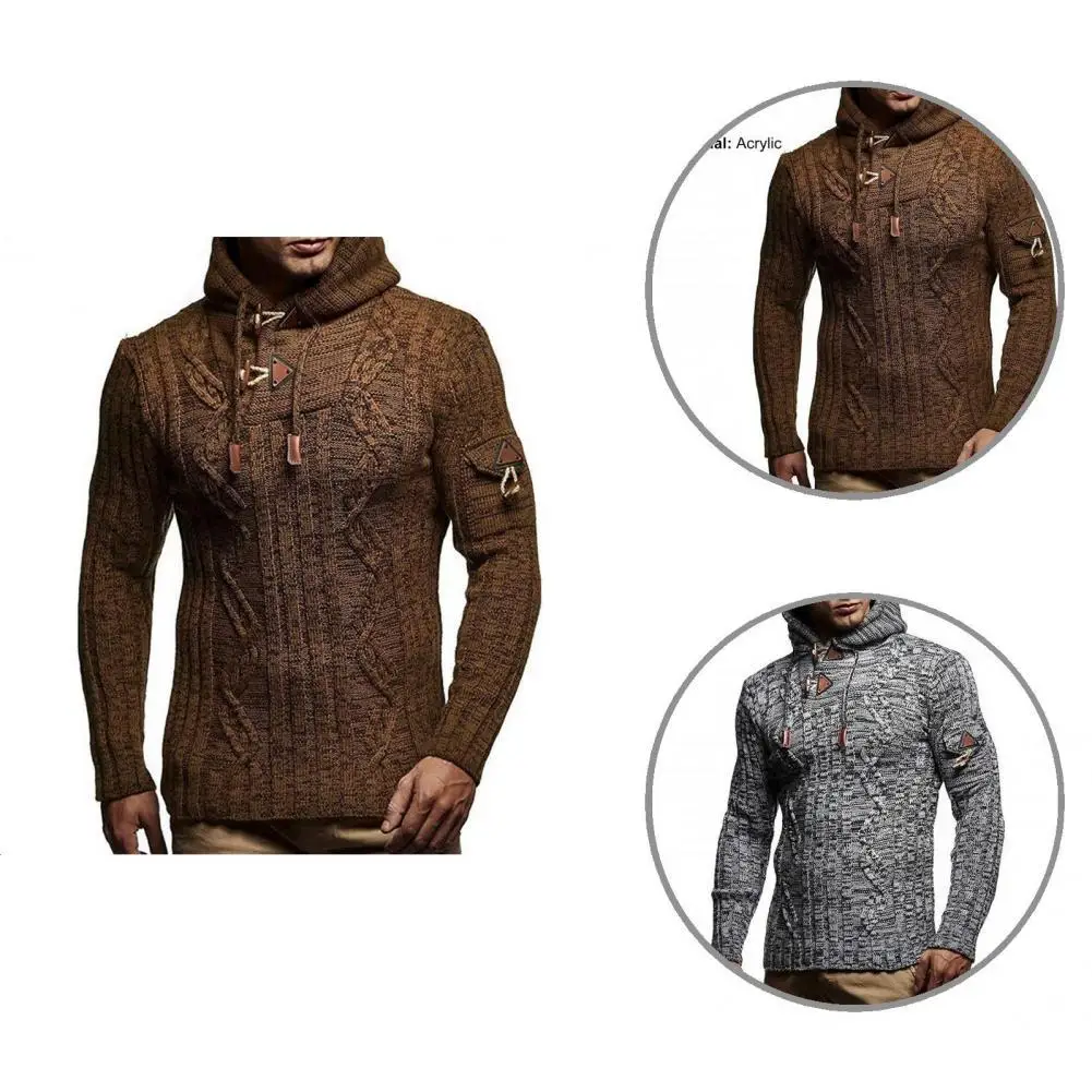 

Sweater Jumper Slim Fit No Shrinking Breathable Modern Design Knitted Sweater Pullover Sweaters for Gift