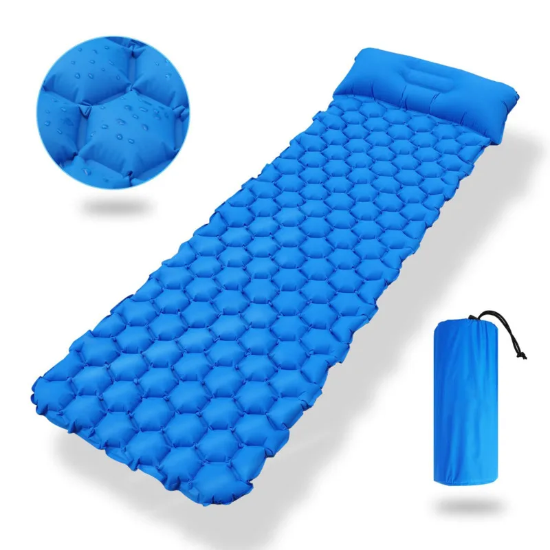 

3 Цвета Надувной Сверхлегкий Кемпинг коврик для сна уличная мебель кровать надувные матрасы подушка для пешего туризма треккинга